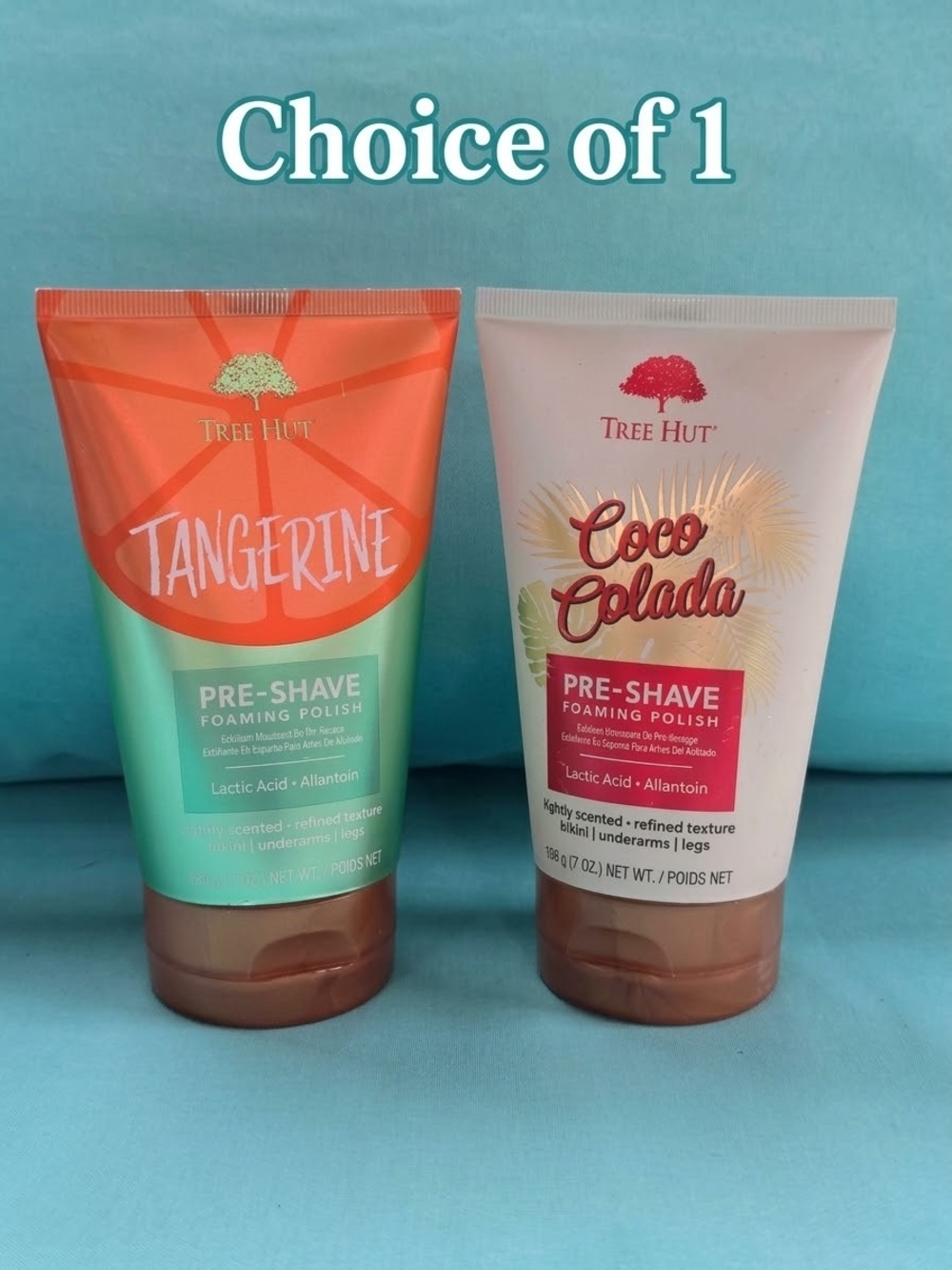 Tree Hut Pre-Shave Foaming Polish - Tangerine OR Coco Colada